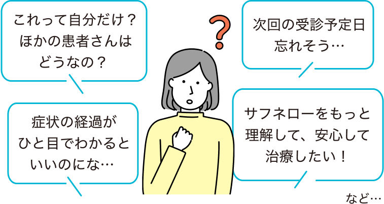 イラスト こんなお悩みはありませんか？
